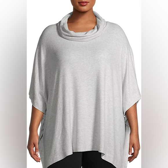 Tetra& Sky plus size super soft hacci poncho - Picture 1 of 4